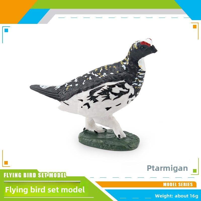 Bird Animal Model With Plastic Material For Home Decor And Collecting
