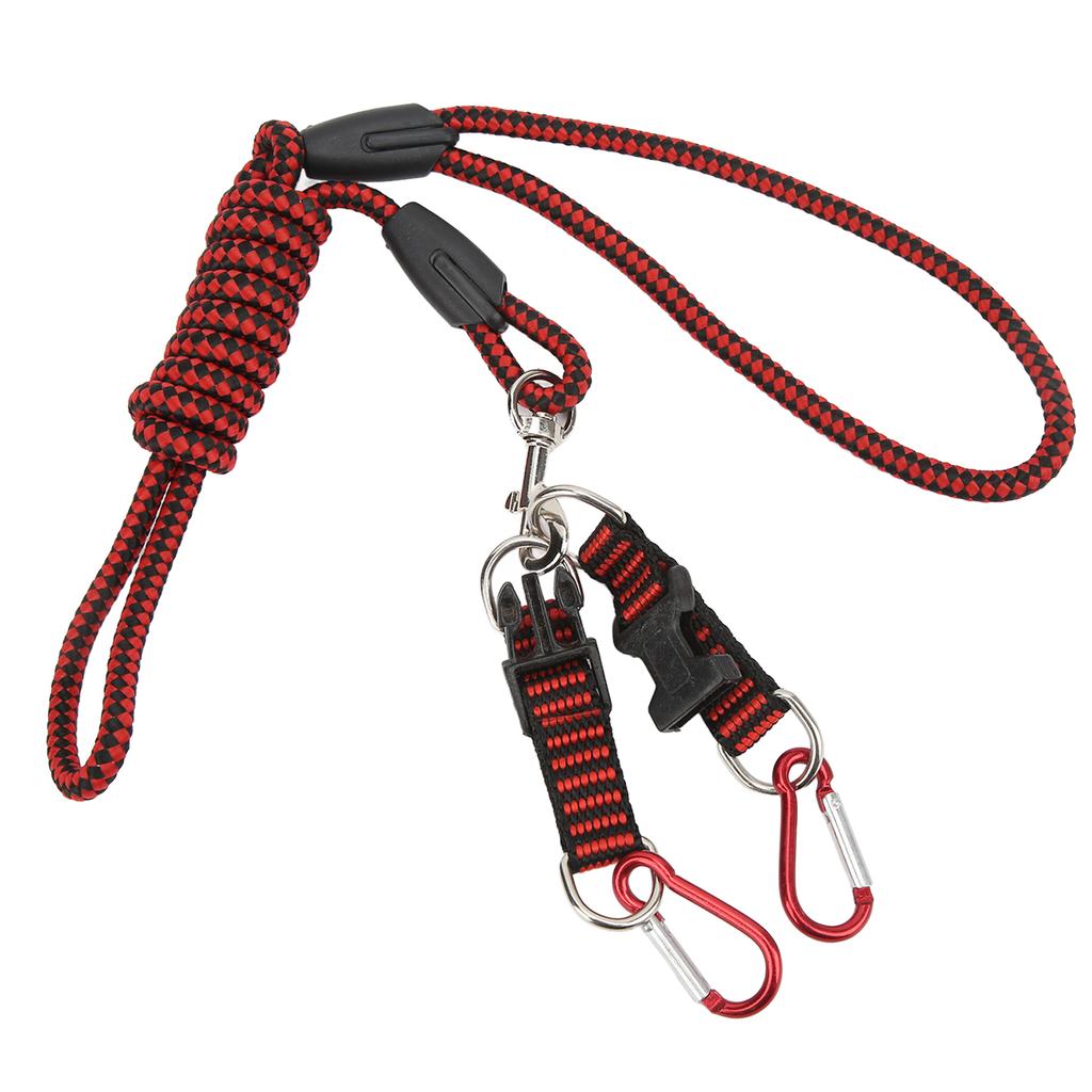 RC Traction Rope Nylon Winch Recovery Strap Universal for 1 5 1 8 1 10 Remote Control CarRed