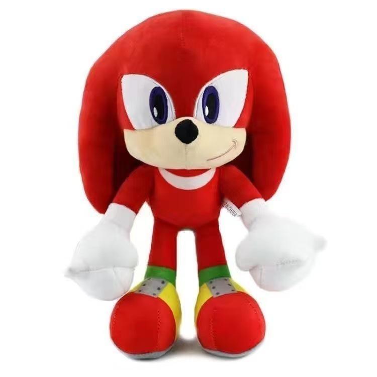 Super Sonic the Hedgehog Plush: Tails & Knuckles Cartoon Anime Doll Toy