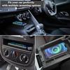 15W Wireless Car Charger Charging Pad Non Slip Qi Fast Charger Car Wireless Phone Charger for Android IPhone