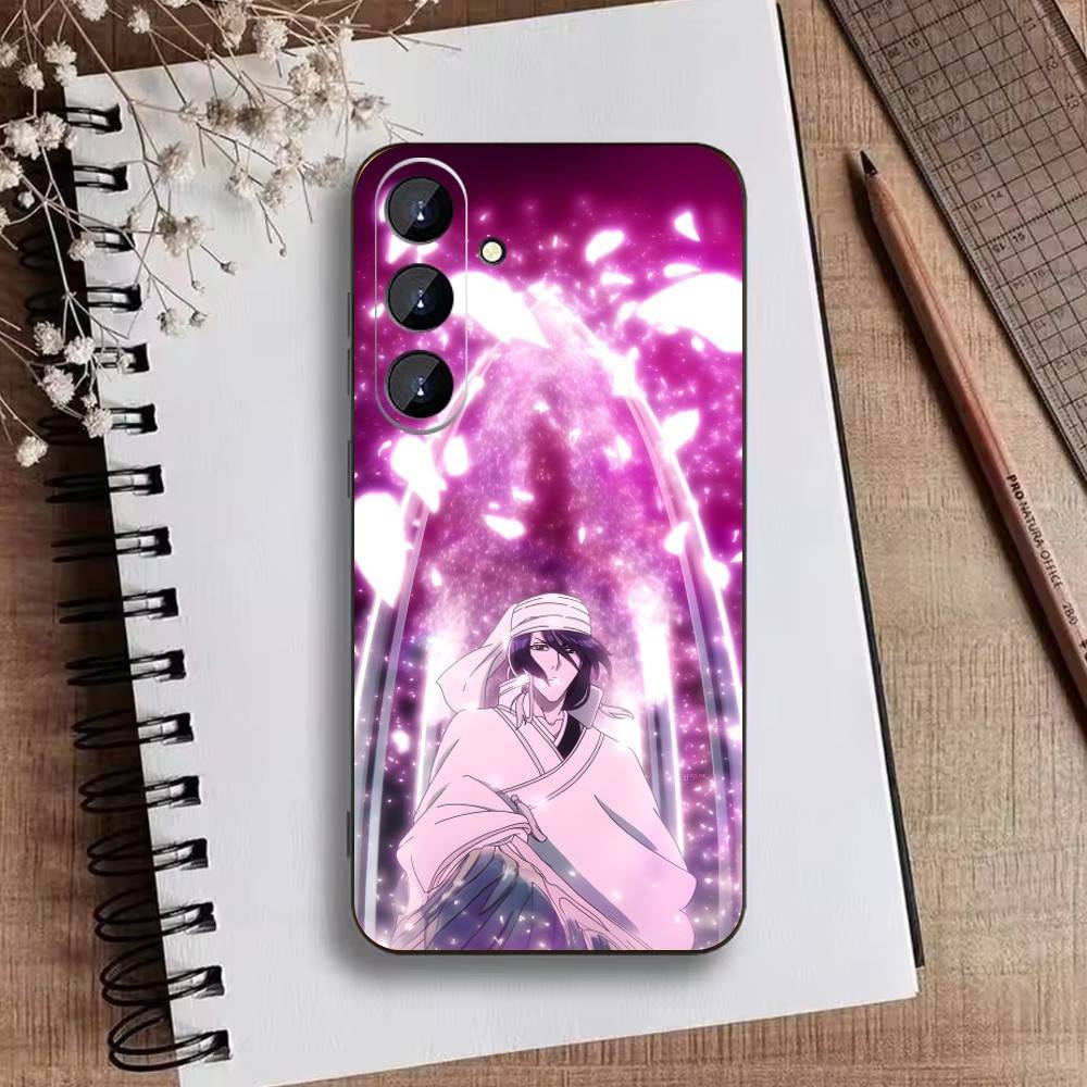 B-Bleach Anime K-Kuchiki Phone Case For Samsung Galaxy A73,A21s,A22,A31,A52,A53,A71,A41Soft Black Shell
