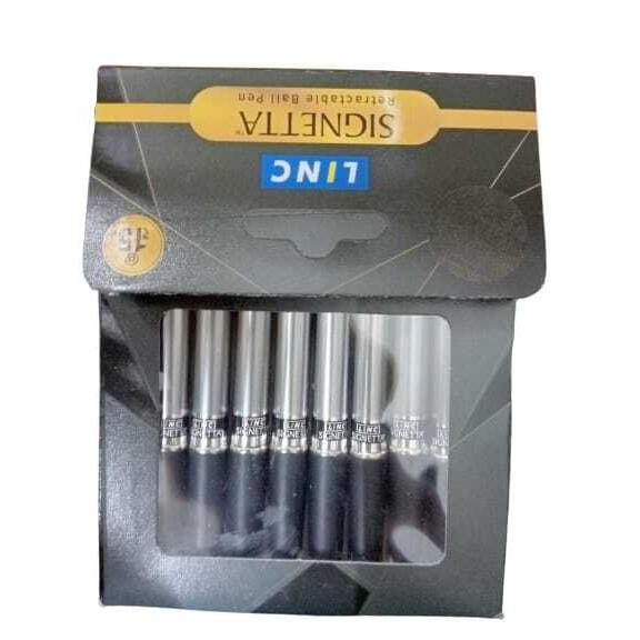 Linc Signetta Ball Pen  Black 10 pcs IA284