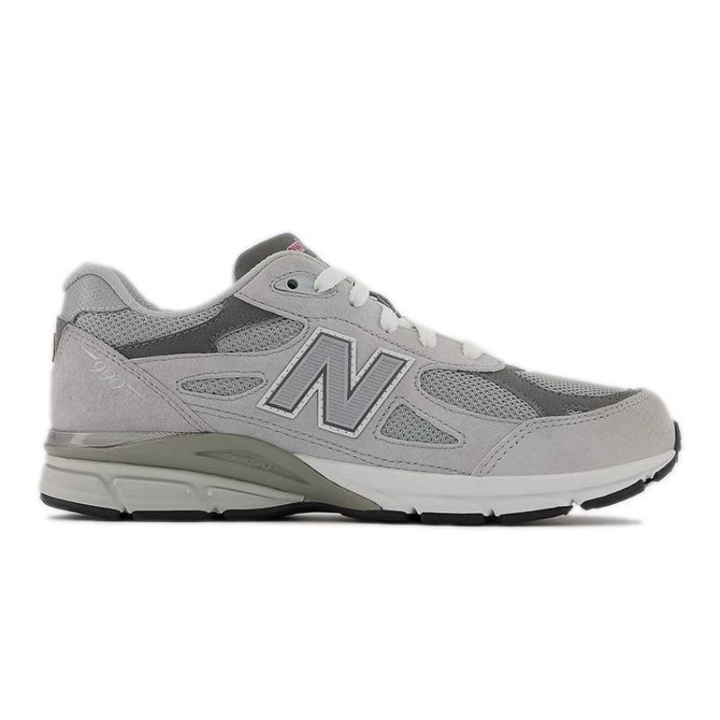 New Balance 990v3 Unisex Kids Grey White GC990GY3