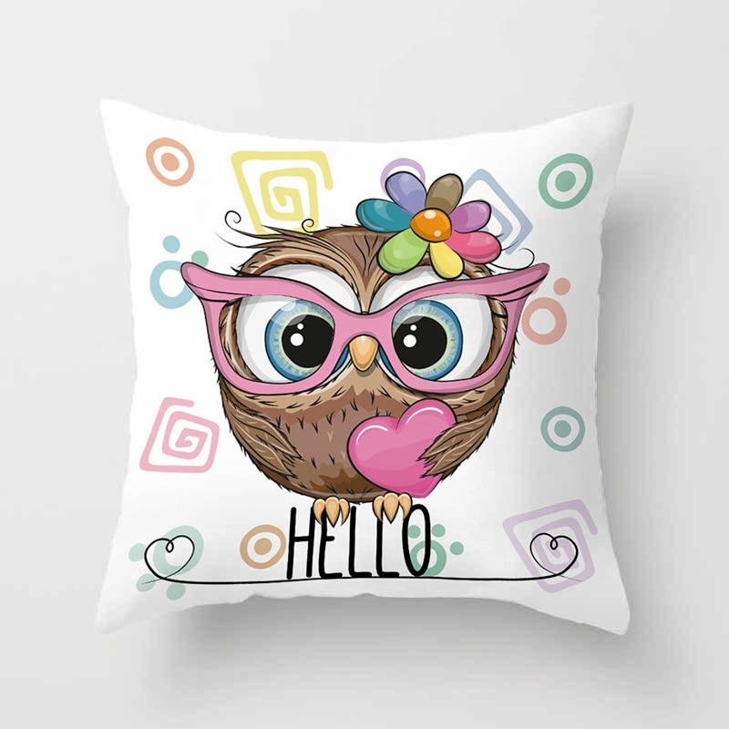 owl cushion covers