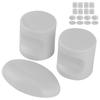 Set da 4 Pomelli per Porta Scorrevoli per Doccia Domestica Maniglie per Porte in Vetro per Bagno Ferramenta (L38)Maniglia L38W
