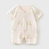 Infant Summer Romper - Short Sleeve Modal Jumpsuit for Babies and Toddlers