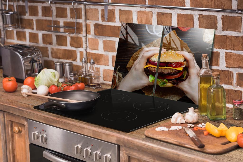 GLAS-KOCHFELD-SCHUTZPLATTE 70x52 HAMBURGER
