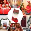 Stockings For Christmas 18.5 Inch Cute Stockings With 3D Pattern Reusable Christmas Goodie Bags For Kids Adults Candy Small Toys