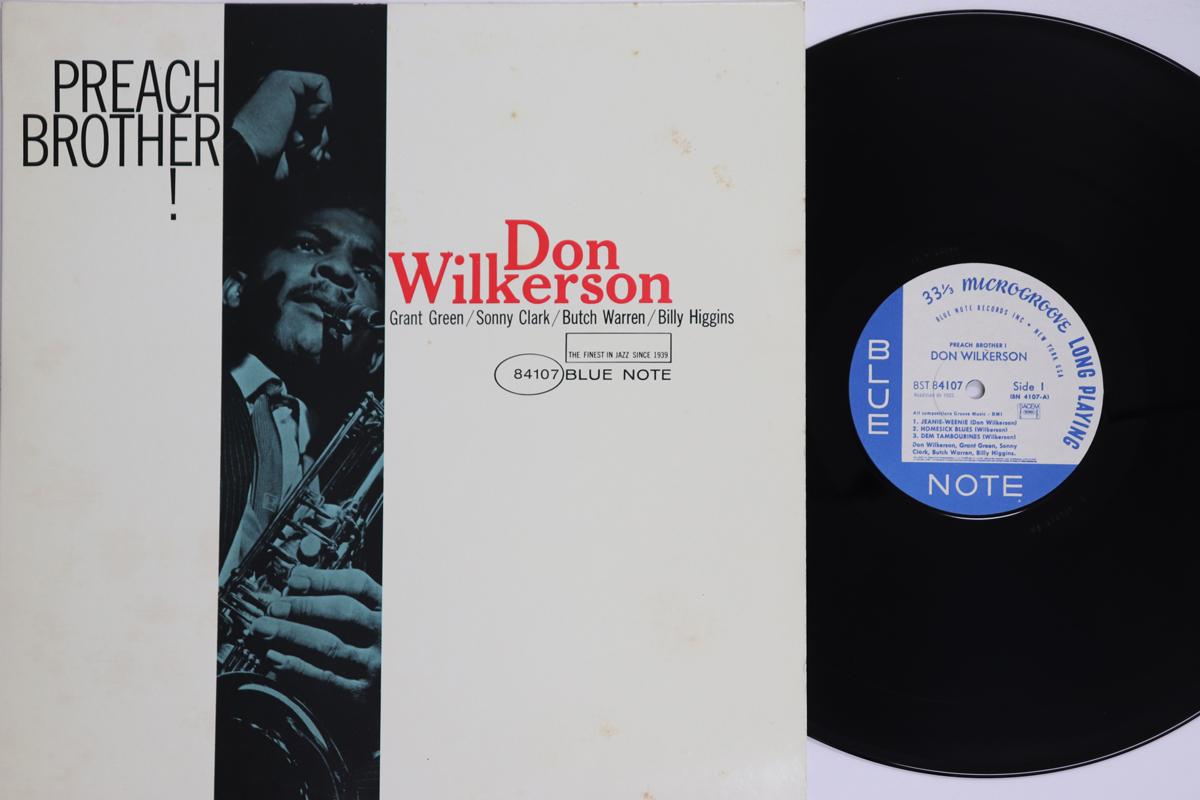 

Виниловая пластинка DON WILKERSON Preach Brother BST84107 BLUE NOTE 1983 Франция Джаз Б/у
