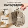 Simple Grid Toothbrush No Punching Wall Mounted Bathroom Household Storage Rack