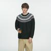 ICH MODE Fair Isle Jacquard Knit Sweater