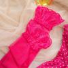 Olayna European-American Polka Dot Embroidered Nightgown with Stockings