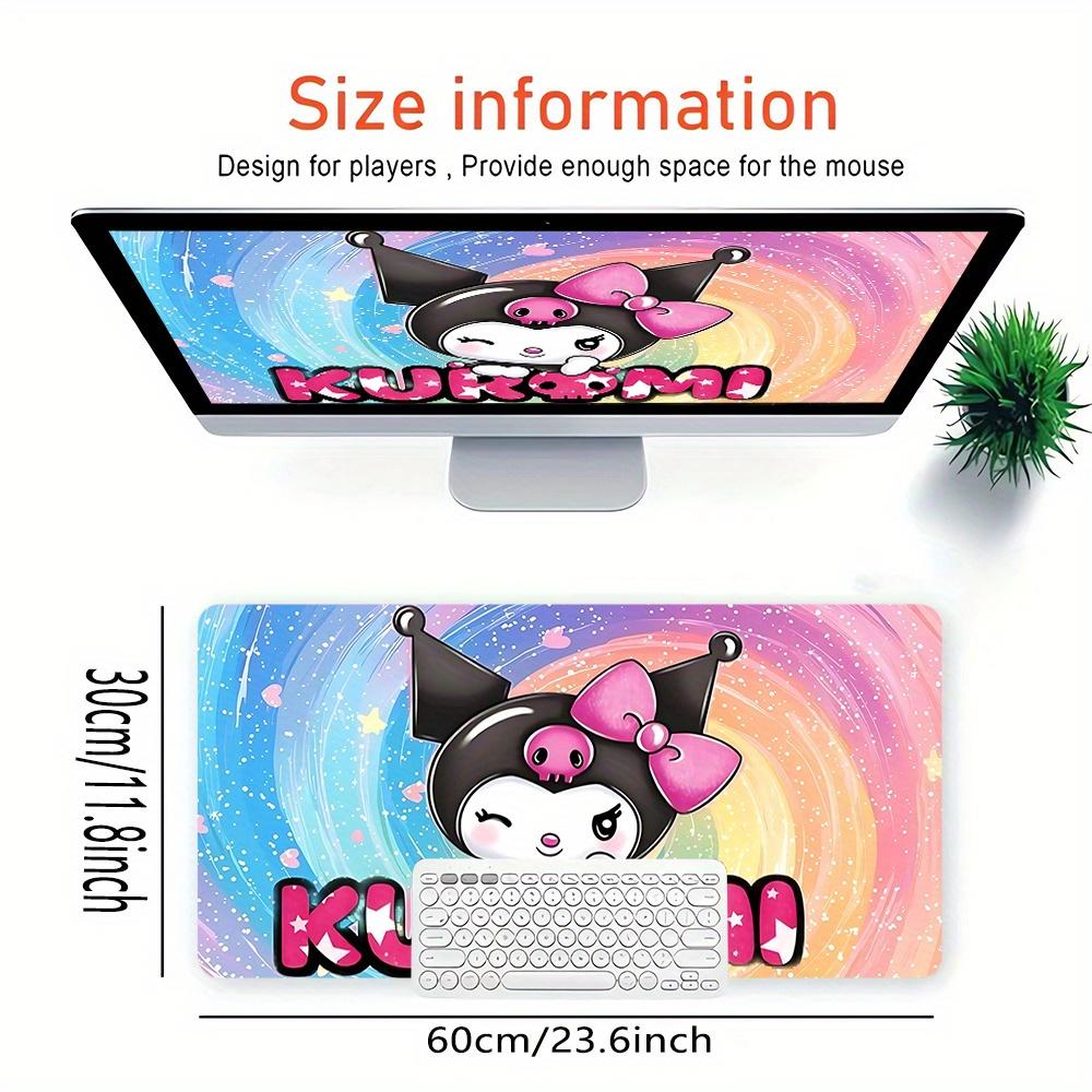 Kuromi, Cute Themed XXL Mouse Pad - Non-slip Rubber Desk Mat for Gaming and Office Use, Multi-Function Keyboard  0826083a