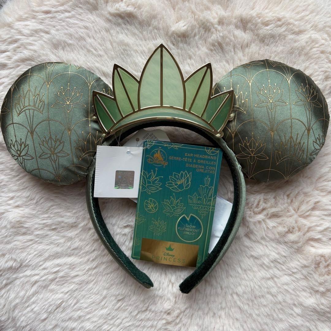 Overseas Exclusive Tiana Headband Princess Frog Hong Kong Disneyland FS