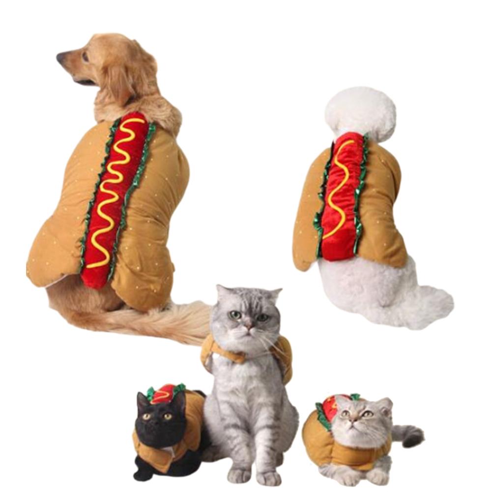 

Halloween Party Dress Up Warm Carnival Hot Dog Hamburger Packaging Suit Hamburger XXS#1