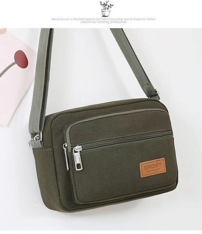 

Мужская и женская деловая сумка-кроссбоди на одно плечо, коллекция кошельков, повседневный мужской рюкзак, повседневная сумка армия зеленый