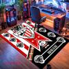 Athletic Club Logo Teppich für Wohnzimmer Schlafzimmer Zuhause Sofadekoration, rutschfeste Bodenmatte für Kinder zum Spielen