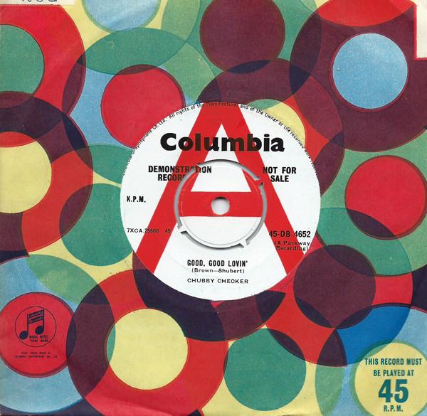 

7inch Record CHUBBY CHECKER - Good, Good Lovin 45DB4652 Columbia 1961 UK Rock Used