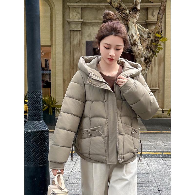 Large size short cotton-padded clothes for women's winter new casual plus fat plus bread loose cotton-padded jacket