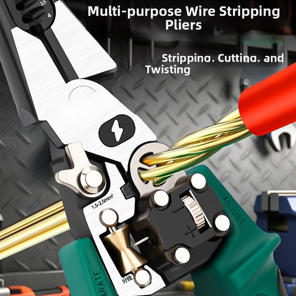 

Needle Nose Pliers 220mm with Built-in Digital Display for Voltage Testing Wire Stripping Crimping Cutting and Stranding China Mainland