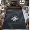 Aberdeen FC Soccer Football Pattern Soft Area Rug Non Slip Indoor Floor Carpet Sports Decor Mat for Bedroom