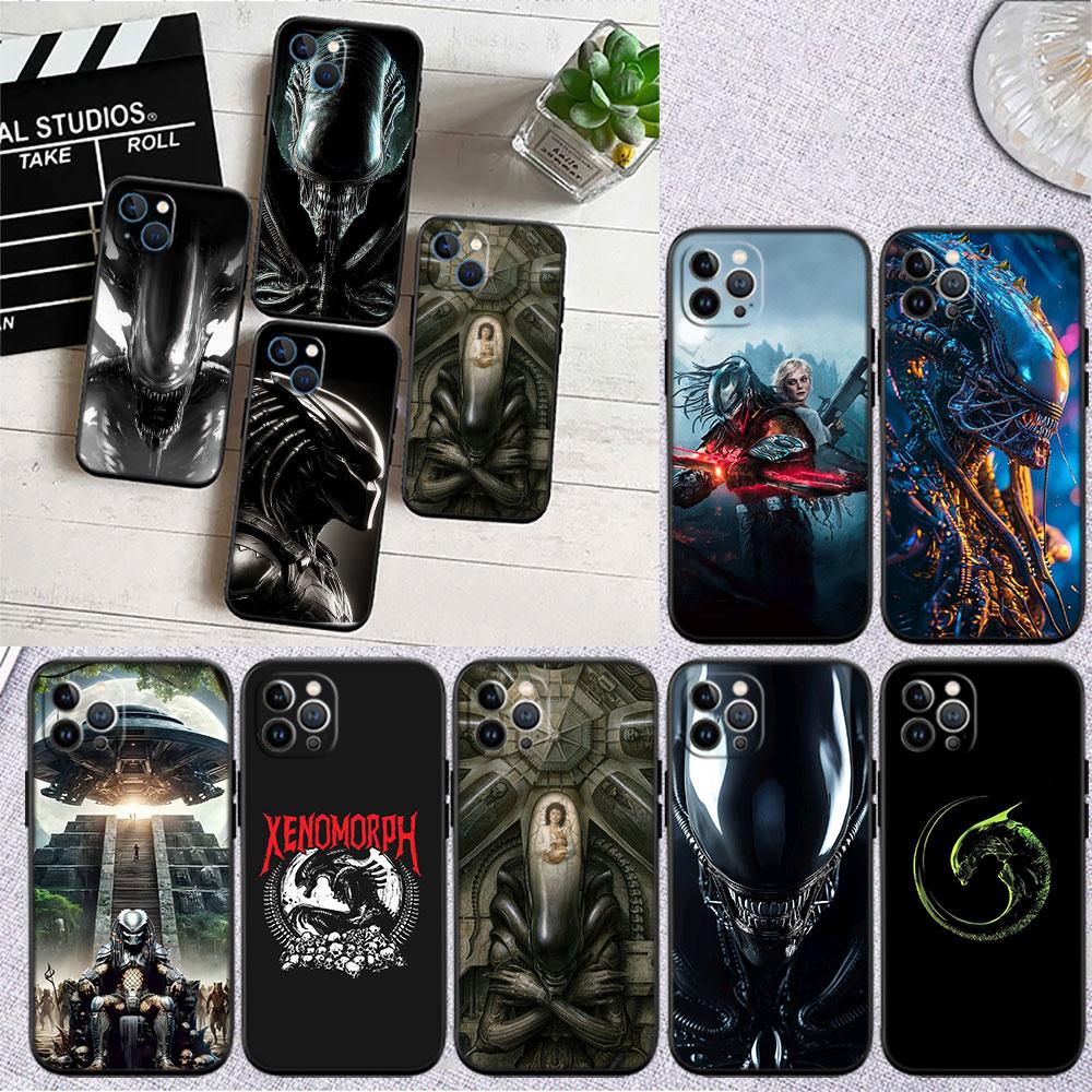 BF6 Aliens vs Predator Xenomorph Soft Shell Phone Case for OPPO A3 Pro A72 A74 A76 A77 A77S A78 A79 A94 A95 A18 A40M A58