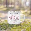 Thank You Teacher Print Mugs Creative Coffee Cups Drinks Water Milk Cup Enamel Mug School Handle Drinkware Gifts for Teacher