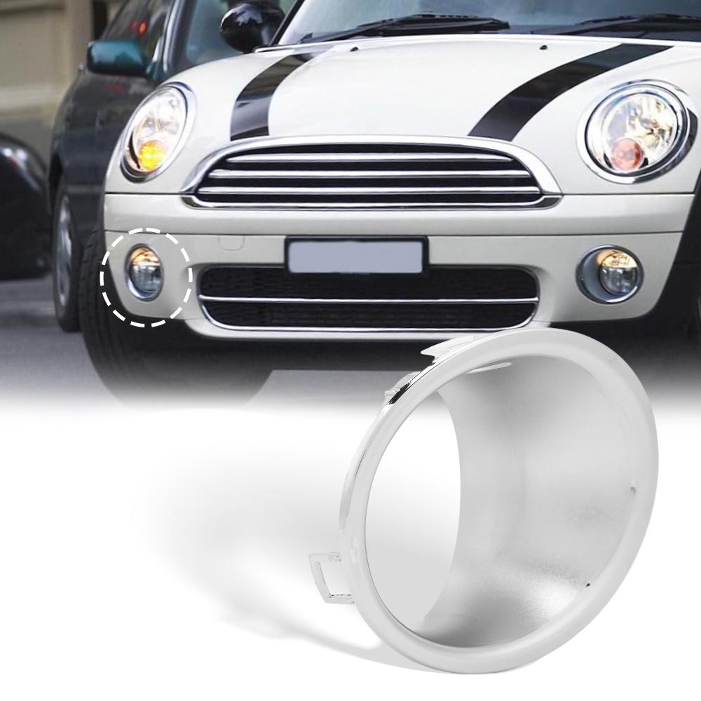 Chrome Front Fog Light Lamp Trim Ring Cover for Mini Cooper R55 R56 R57 pre-LCI 2007 2008 2009 2010 2011 51112753661