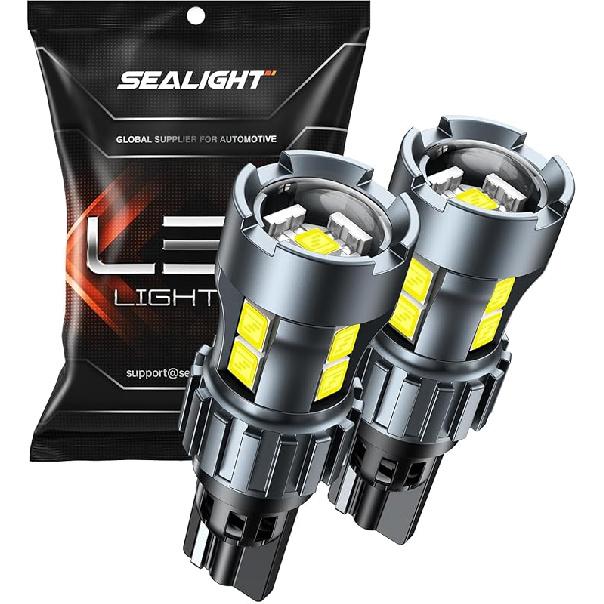 SEALIGHT 7443 7440 Светодиодная лампа Янтарная, 2025 Canbus 7444na Передняя/Задняя лампа указателя поворота со встроенным резистором против гипервспышки 7440a W21W 7441 WY21W T20,