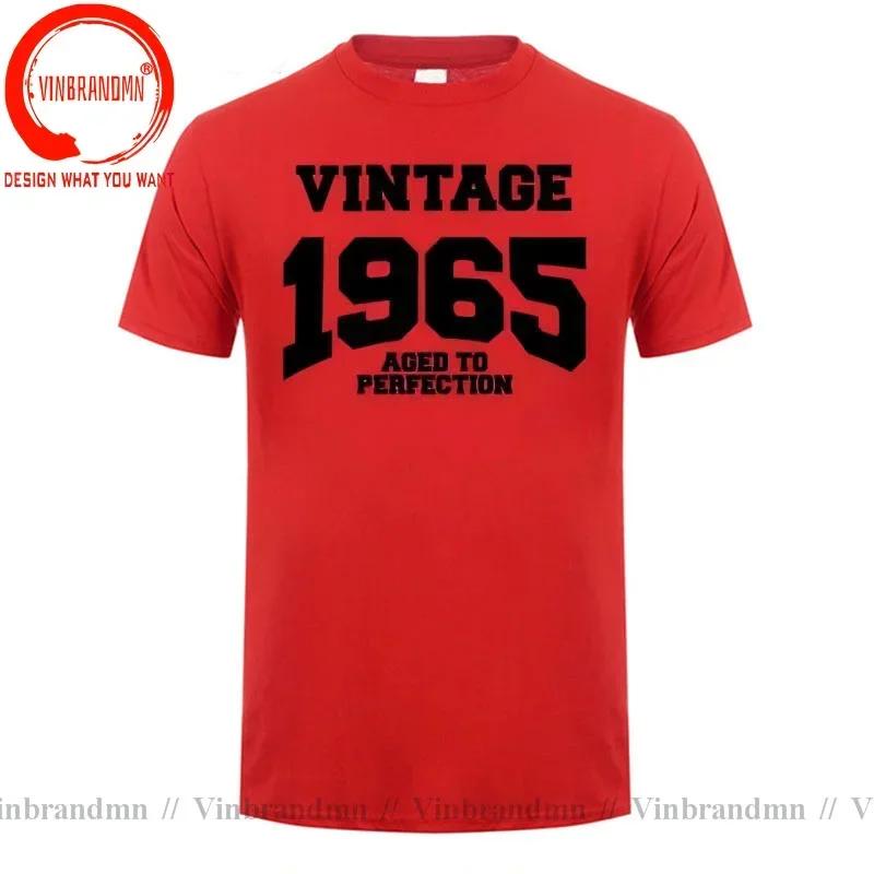 Summer Style New T Shirt Unisex Made In 1965 Vintage Tshirt Born 1965 Birthday Aged To Perfection Gift Tops Funny Casual Tee Shirt
