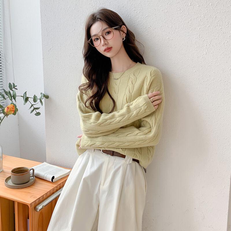 Mocana Women's Elegant Long-Sleeve Knit Sweater MKNJD2809
