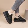 Thick Soled Shoes for Women's New Winter Warm Bread Cotton Shoes with a Simple Comfortable Temperament Sports Board Shoes