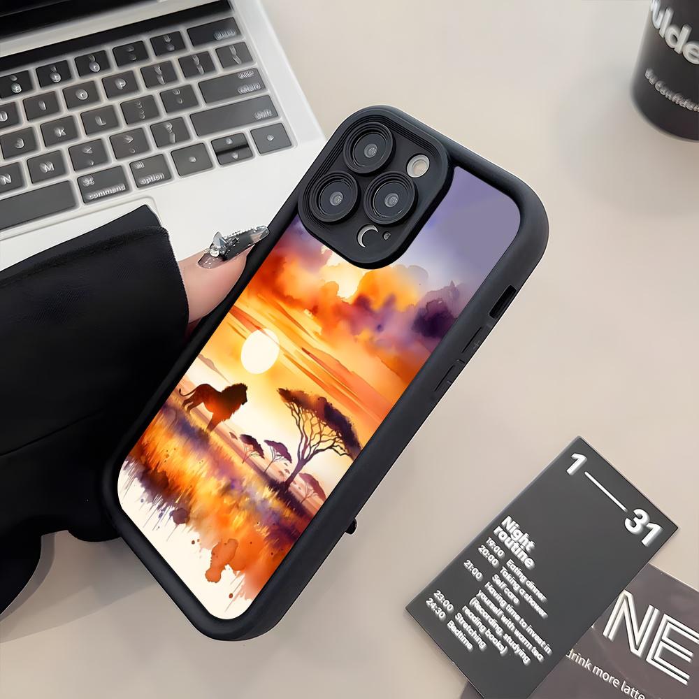 

Abstract Painting African Living Phone Case For IPhone 17 Air 16 E 15 14 Plus 13 12 11 Pro Max Silicone Soft Case iPhone Air