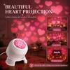 Dynamic Romantic Love Heart Projection Night Light Portable Low Power For Bedroom Kids Room Night Companion Decor