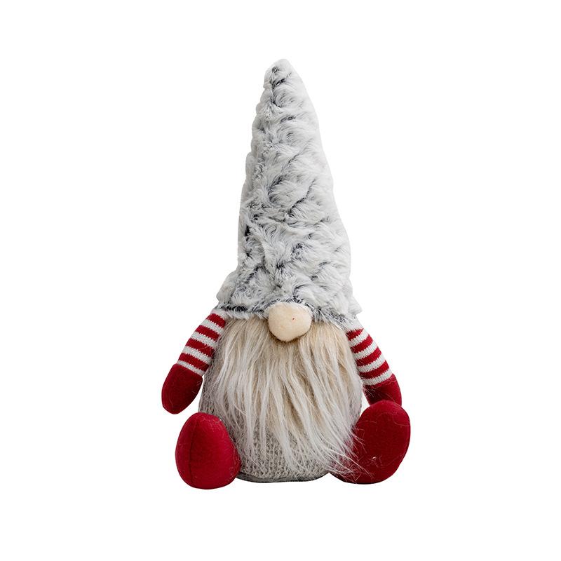Ornaments Christmas Decorations Rudolph Doll Figurines Window Decorations Faceless Gnome Props New year's eve decorations