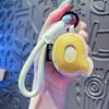 Bag Hanging Charms Alphabet Key Holder PU Leather Lucky Letter Pendant 26 Letter Keychain  Boy