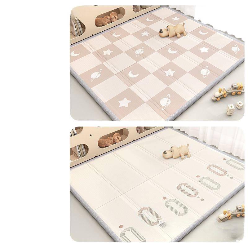 Dicke Faltbare Schaumstoff Krabbelmatte für Babys und Kinder - Geruchlos, Steckbar, Ideal für Wohnzimmer und Schlafzimmer