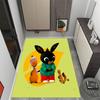 Bing Bunny Colorful Adventure Themed Anti-Slip Rugs - Polyester Home Decor, Suitable for Bedrooms, Living Rooms, Doorways, Studios, and Decorations