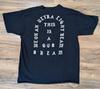 Y2K Kanye West Ultralight Beam I Feel Like Pablo Long Black Sleeve Shirt Rap M