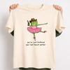 Funny Frog Ballerina Cowboy T-Shirt – Western Meme Shirt