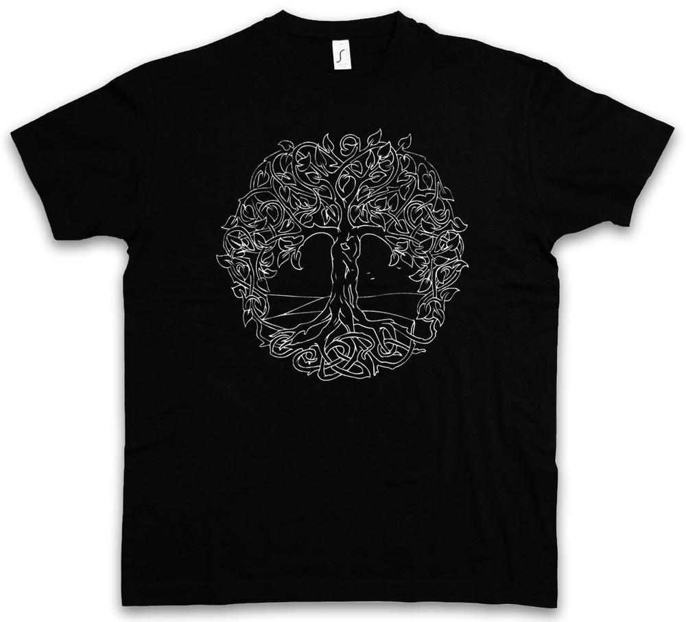 

YGGDRASIL VI T-SHIRT Arsen Celtic Irminsul Tree Loki of Life Of Thor Odin Odhin M