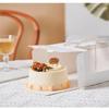 10Pcs Cake Box with Clear Window Paper Gift Packaging Box Wedding Birthday Party Muffin Cake Container Baby Shower Supplies