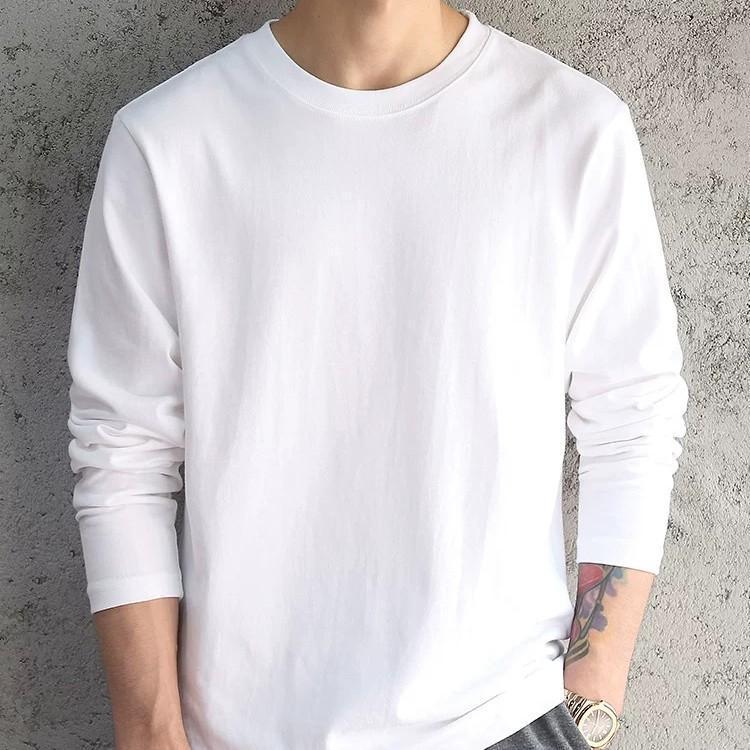 Unisex Long-Sleeve T-Shirt with Graphic Design - High-Quality Glossy Finish for Heat Transfer Printing