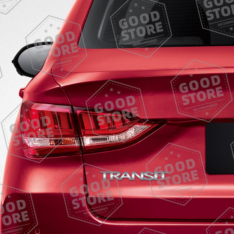 Badge Metallo Carrozzeria Auto TRANSIT Emblema Lettere 3D Portellone Posteriore S9Adesivo Baule Per Ford Transit mk6 mk7 Furgone Decalcomania Accessorio Auto