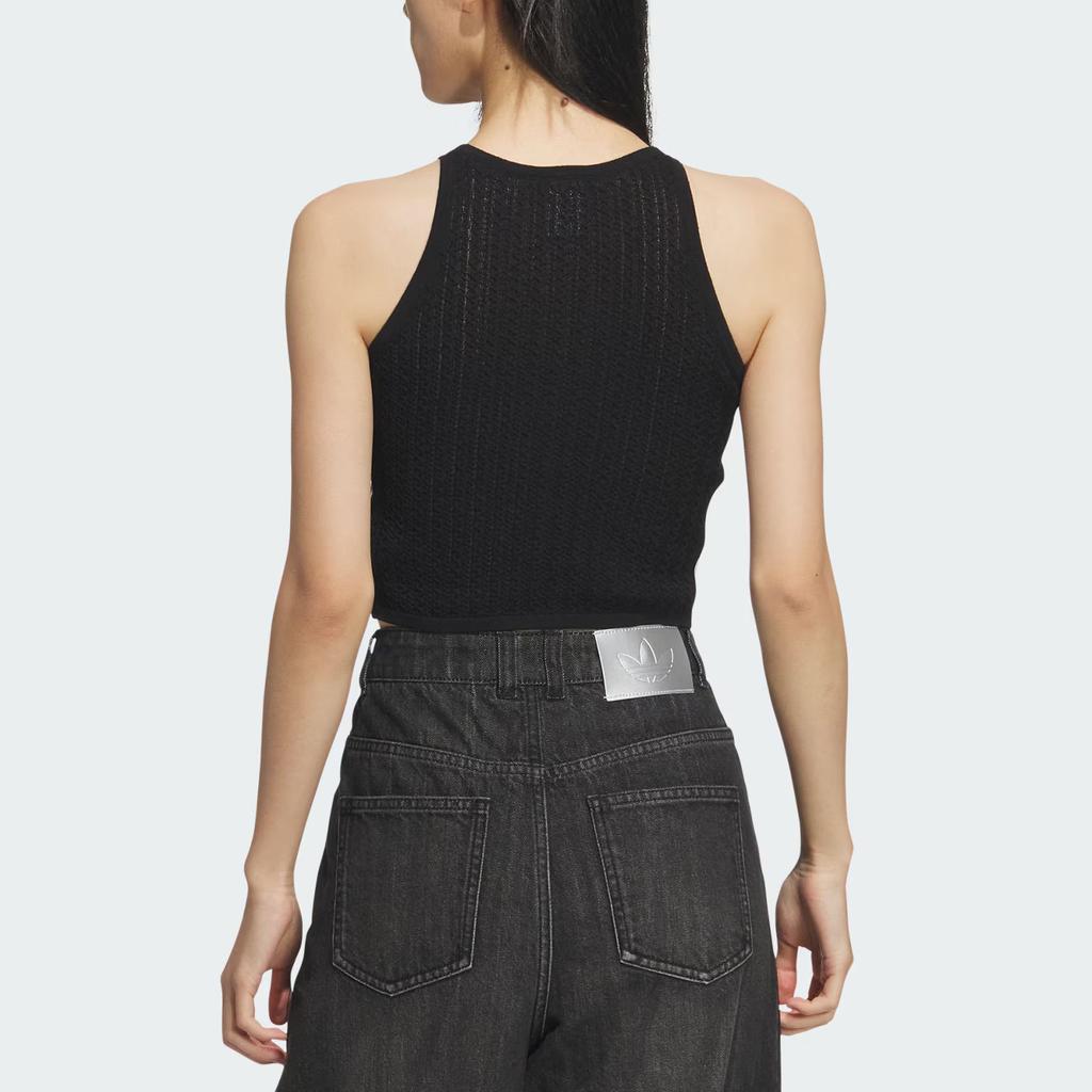 Adidas Oryginalne Nowe Ss25 Logo Roku Chińskiego Pasek Dzianinowa Sportowa Dopasowana Bezrękawnik Damski topy KC5844