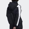 adidas Striped Colorblock Hooded Jacket Women Jackets Black GP0634