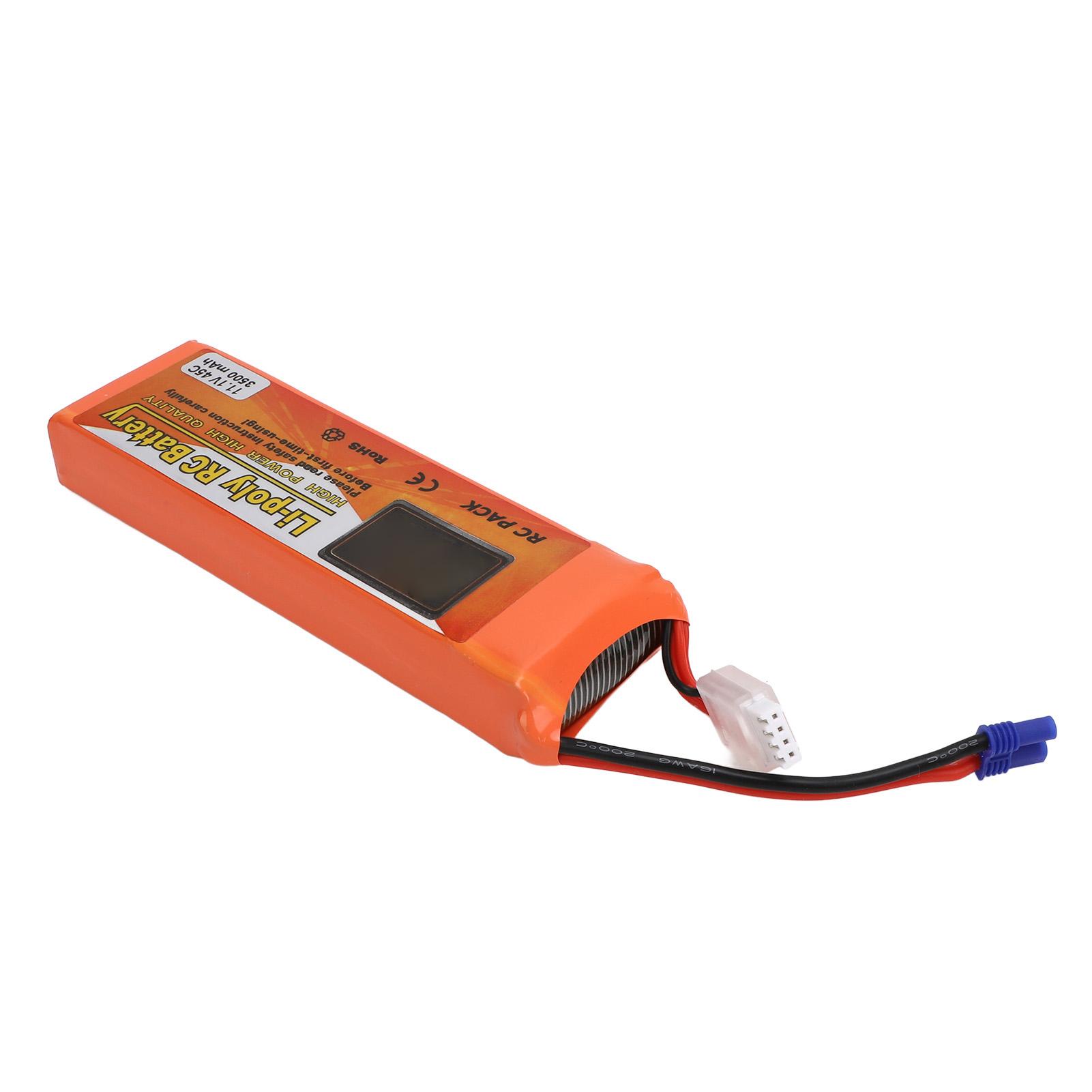 

Літієва батарея 11,1 В 3500 мАг 45C RC для FPV дрона, літієва батарея з роз ємом EC2 для радіокерованого літака