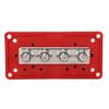 Busbar 2pcs Power Distribution Block 4 Stud 300A Busbar Universal 12‑48V for Car RV Yacht Boat
