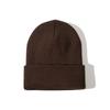 Custom Logo Unisex High Quality Plain Blank Dyed Solid Color Winter Hat Acrylic Knitted Cuffed Beanie