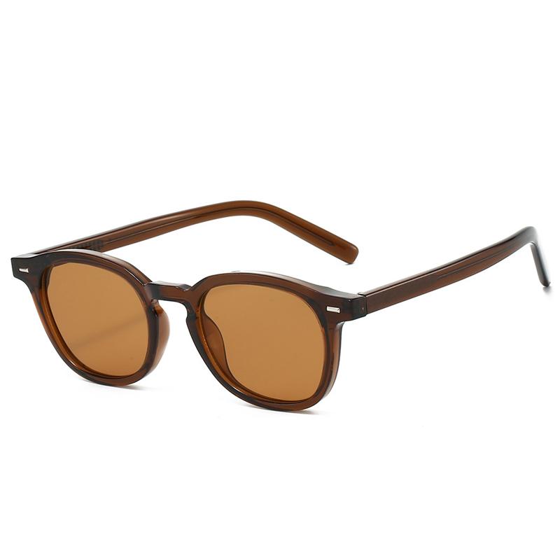  New Vintage Round TR90 Sunglasses Women Luxury Oval Fashion Men Sun Glasses Oculus UV400